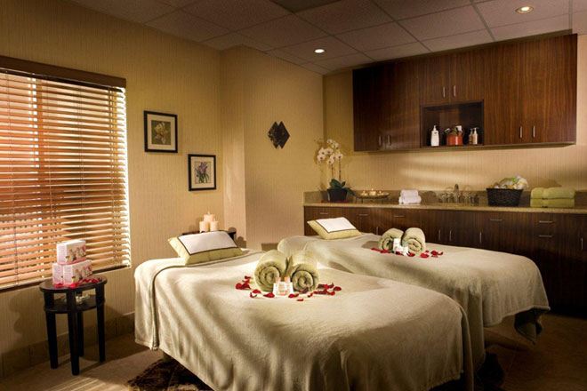 Come early and enjoy a couples massage at the Ayres Spa