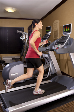 Work off those great meals in the fitness center